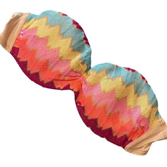 Luli Fama Bandeau Padded Bikini Top - Picture 1 of 6